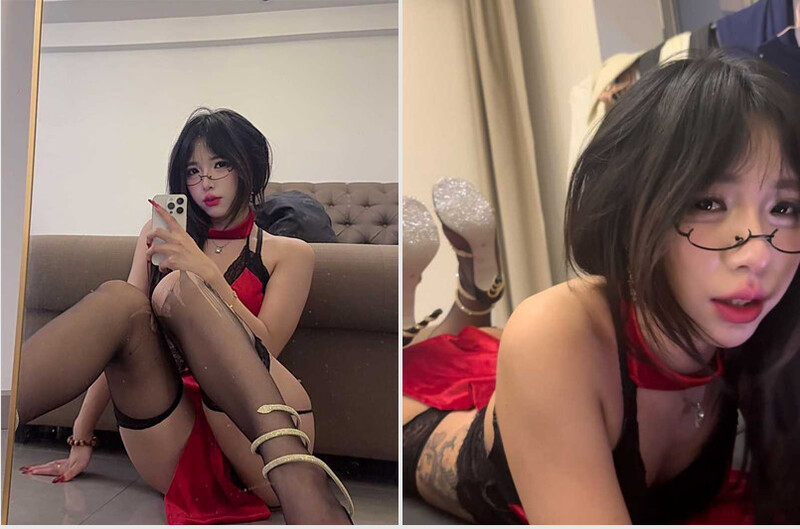 杭州性感带货网红冯晓燕长腿尤物下播秒变项圈母狗供MCN老板肆意淫玩❤️玩撕裆强制深喉 裹淫装后入爆操