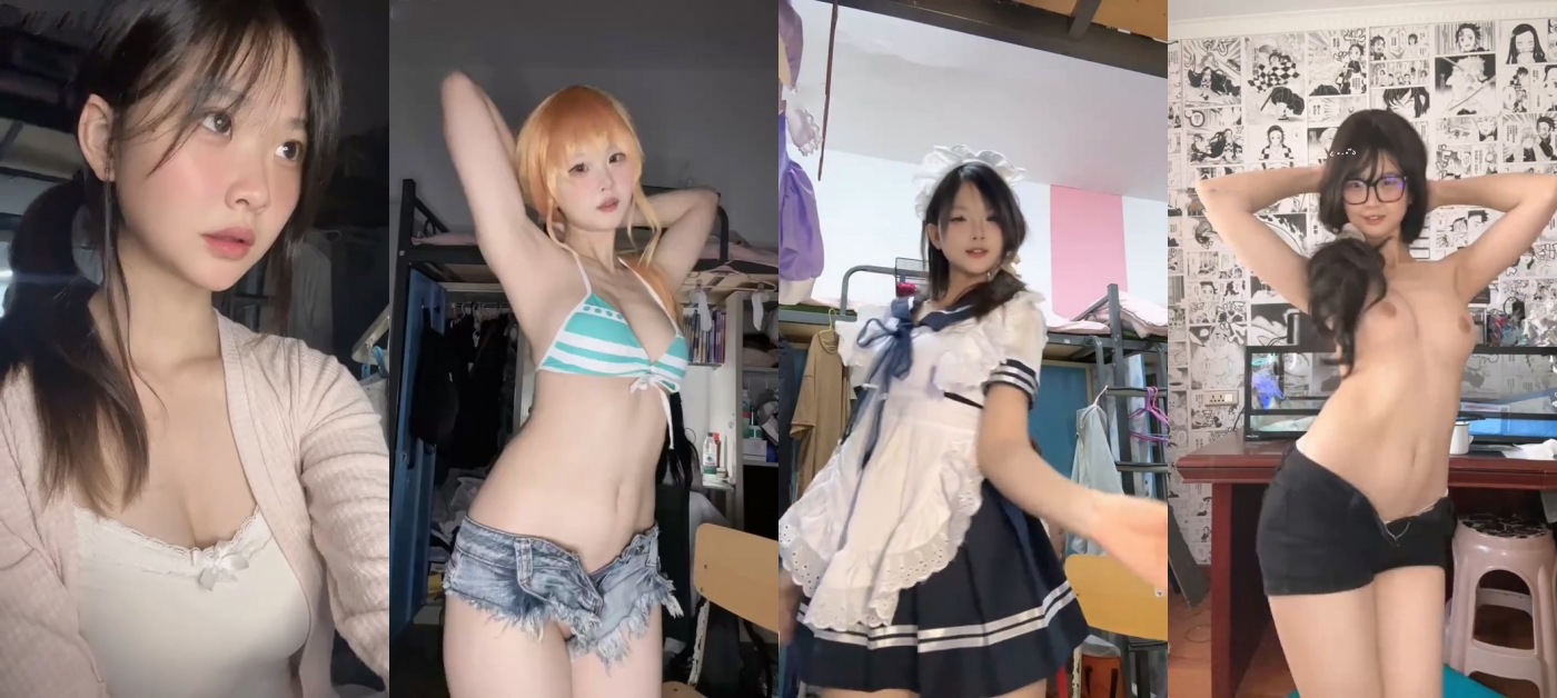 ⚫️B站甜美小骚UP妹【一只羊咩咩】裸舞自慰反差感拉满(53V)[MP4/596MB]