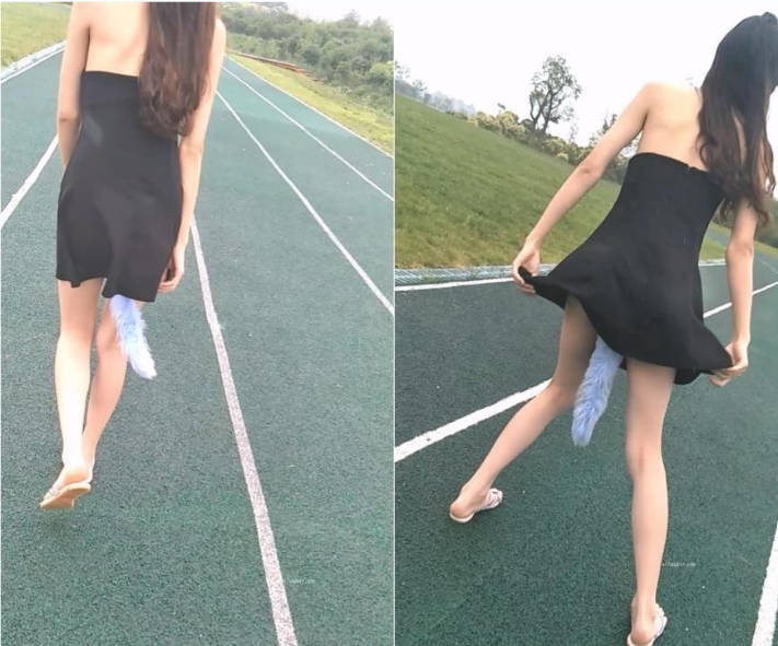 性感骚婊尤物操场被操 户外露出啪啪  强制口爆 极其淫荡，SSS极品尤物 腰部以下全是腿